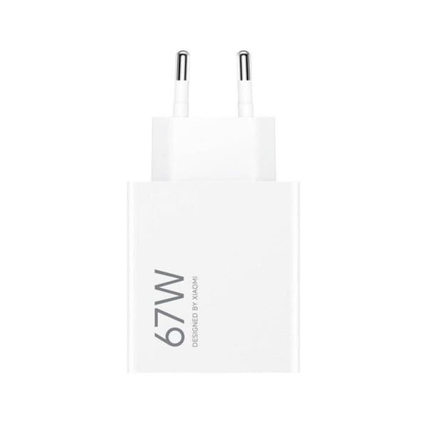 Strömadapter - XIAOMI - 67W HyperCharge - Snabbladdning - Kompatibel med Android och iPhone - Typ-A