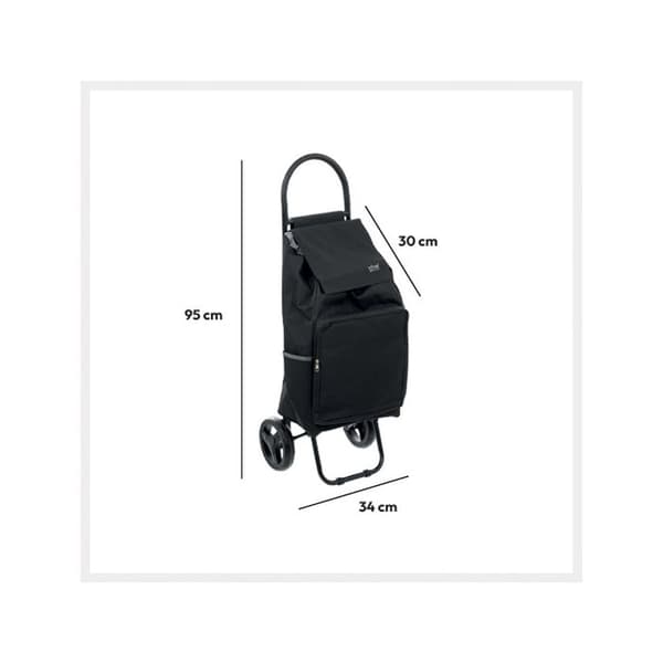 Løbevogn 2 hjul "Nomade" sort metal - 5five