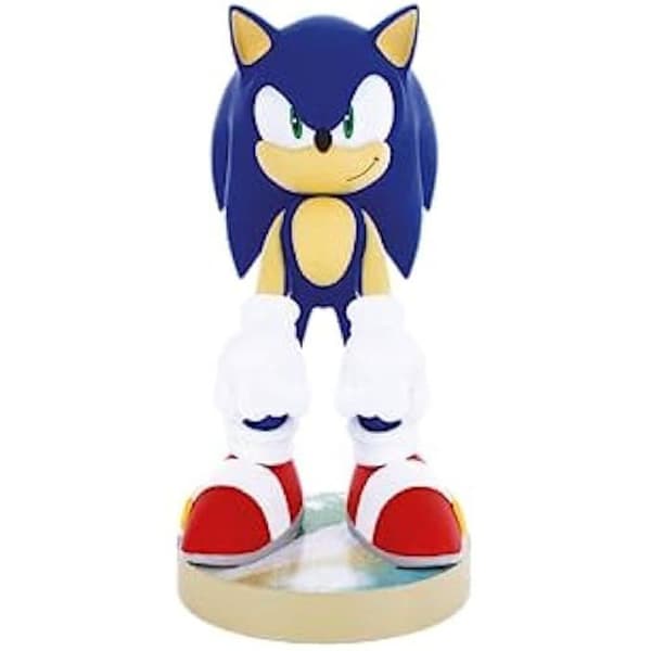 Figurine Gaming Modern Sonic - CABLEGUYS - Støtte til Controller/Smartphone - 20 cm - Blå
