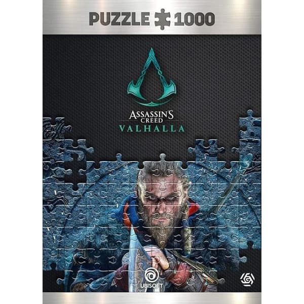 1000 bitars pussel - Ubisoft - Assassins Creed Valhalla Eivor - Vit