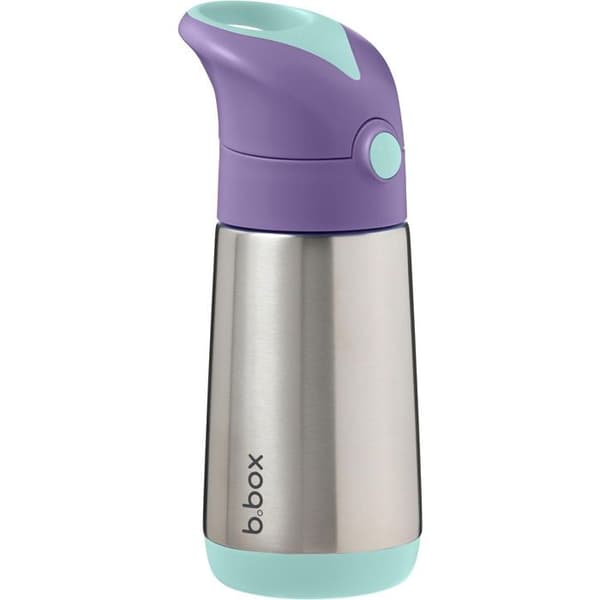 B.box termokande med sugerør 350 ml lilas pop