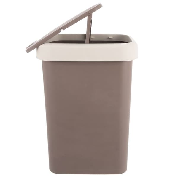 Brun plastbehållare 25 l