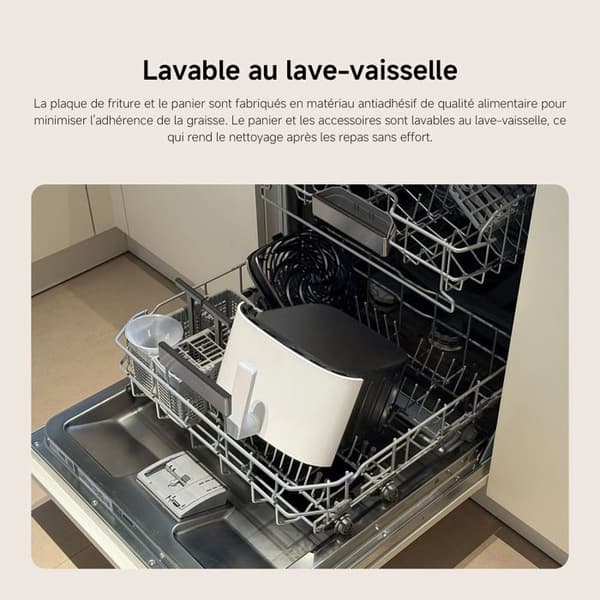 Xiaomi Luftfritös 6,5L 1800W med Touchkontroll och 12 Program