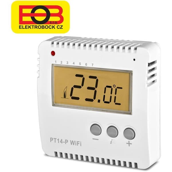 Kabletermostat - ELEKTROBOCK - PT14-P-WIFI - Digital - Programmerbar - WIFI Kontrol