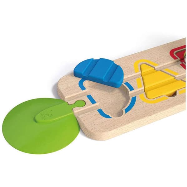 Kredsløbs Miniature - HAPE - E3810 - Trætog - 7 dele - 18 måneder og derover