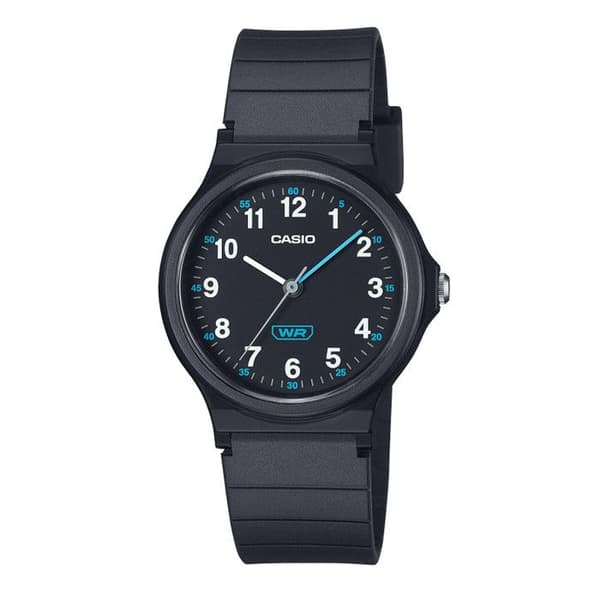 Ur - Casio - LQ-24B-1BEF - Sort plastik - 30 mm - Vandtæthed 3 bar