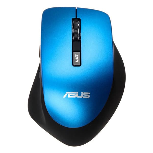 ASUS WT425 Mus - Trådløs - Optisk - 6 knapper - 1600 DPI - Blå