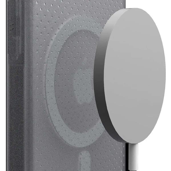 Coque för iPhone 17 Modell Dot MagSafe Ash Ultra Resistans UAG Grå