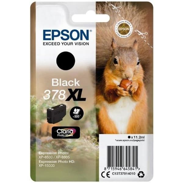 EPSON 378XL blækpatron - 11,2 ml - XL - Sort