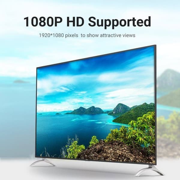 Vention VGA Eksklusiv Kabel 10m Sort