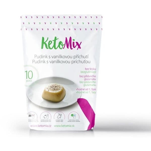KetoMix Vaniljproteinpudding - 300 g (10 portioner)