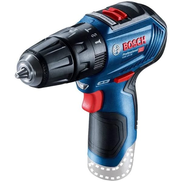 Slagnøgle - Bosch - GSB 12V-30 - 12V - 2 hastigheder - 10 mm chuck