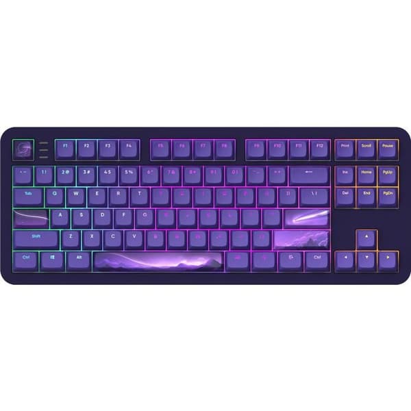 Spil tastatur - DARK - ALU Celestial - Mekanisk - Kablet - Dynamisk baggrundsbelyst