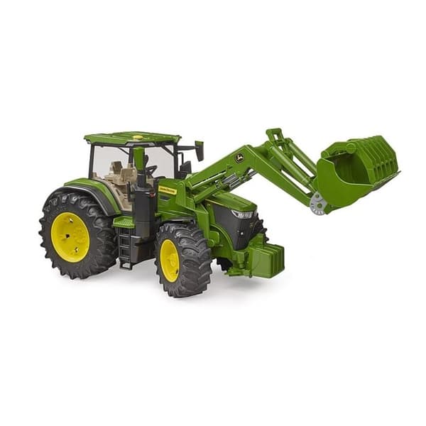 John Deere 7R med frontlastare