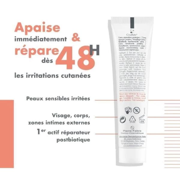 AVENE - Cicalfate+ Reparativ skyddskräm 40 ml