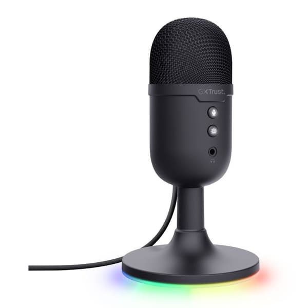 Mikrofon USB - TRUST - GXT234 Yunix - Sort - Streaming - Podcasting