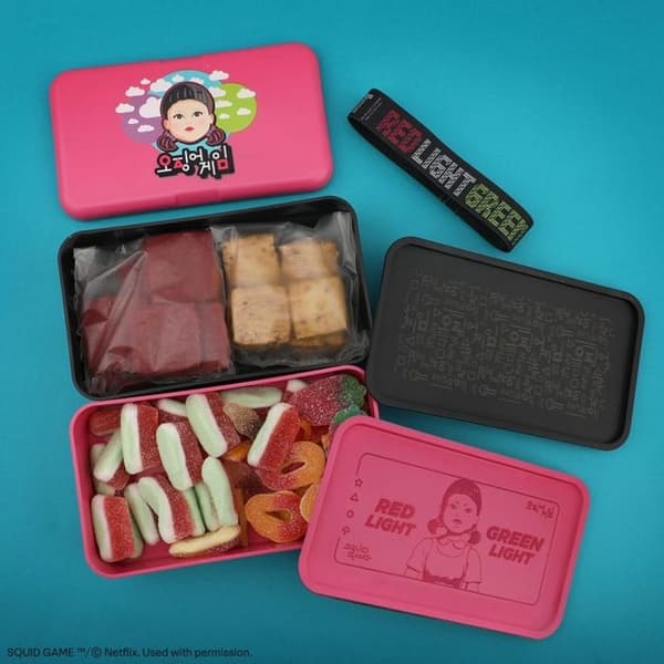Matlåda - CINEREPLICAS - Squid Game - Rosa - Plast - Rektangulär