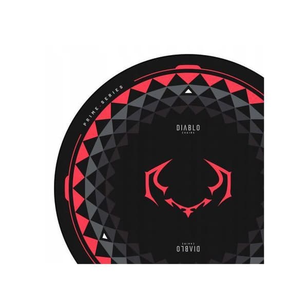 Skridsikkert tæppe til gaming stol Diablo Chairs sort og rød
