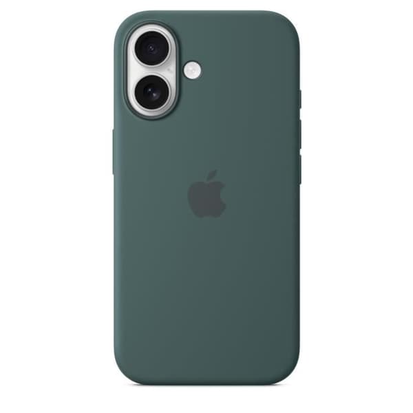 APPLE iPhone 16 - Silikonfodral med MagSafe - Sjögrön