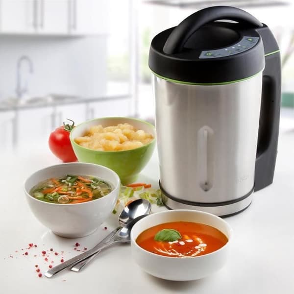 Blender chauffant DOMO - svart - 1,6L - 3 program - 1000 Watt - DO498BL