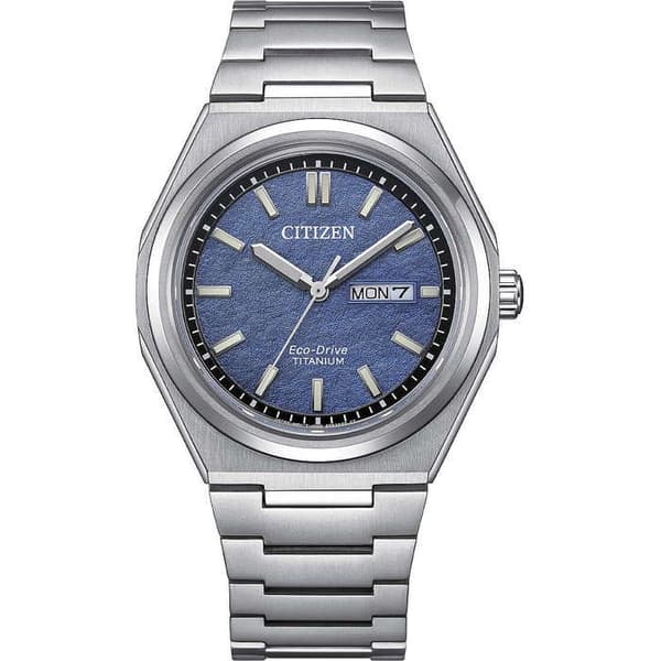 Ur - titanium, Blå Titanium - Citizen - AW0130-85L