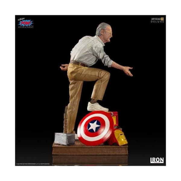 Statuett - IRON STUDIOS - Stan Lee - 1/10 Deluxe Art Scale - Plast - Resin - Nutida