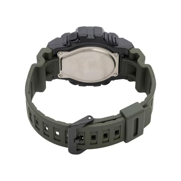 Ur - CASIO - HDC-700-3A - Kvarts - Dobbelt display - Sort grøn resin