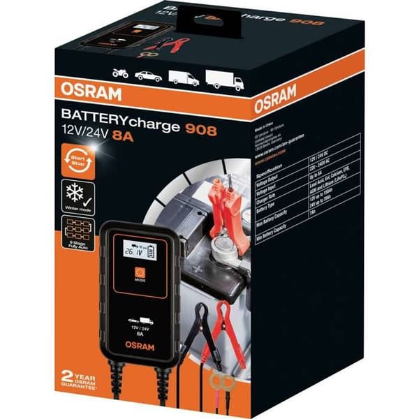 OSRAM - Batteriladdare - BATTERYcharge 908