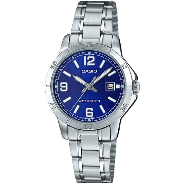 Kvartsur til kvinder - CASIO - 412915 - Rustfrit stål - Analog - Vandmodstand 30m