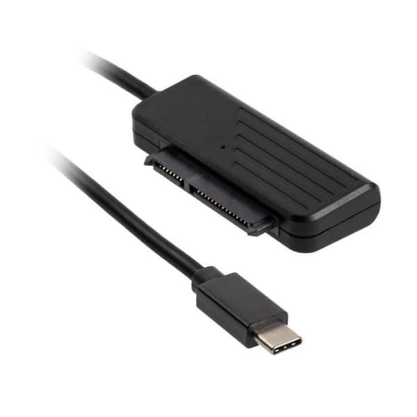 USB 3.0 Type C Adapter - AKASA - SATA - Sort - PC - 123818