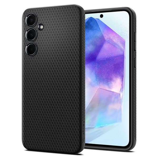 Spigen Liquid Air - Cover til Samsung Galaxy A55 5G (Mat sort)