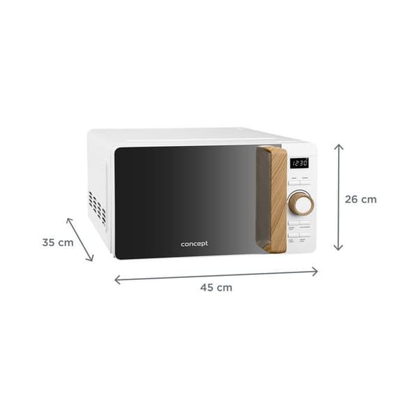 Concept Four mikrovågsugn, MT4420wh 800 W, vit
