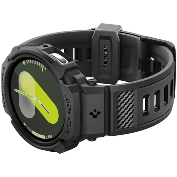 Urecover - SPIGEN - Rugged Armor Pro - Samsung Galaxy Watch 8 40mm - Mat sort - Robust beskyttelse