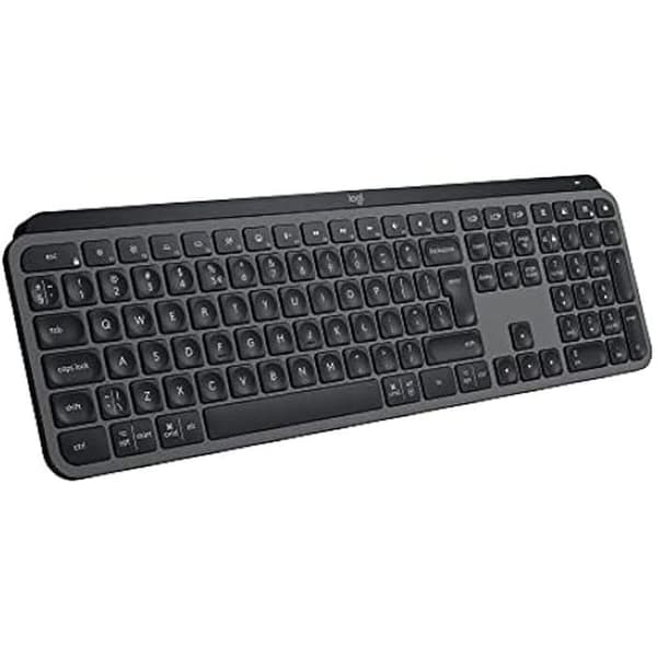 Tastatur - LOGITECH - MX Keys S - Grafit - Bluetooth - Baggrundsbelyst - Multi-enheder