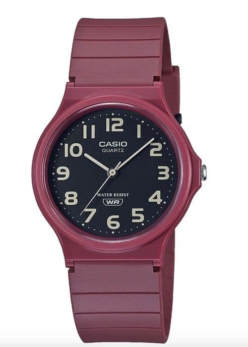 Casio Ur - Kvinder - MQ-24UC-4BEF - Rød Plastik - 33mm - 3 Atm