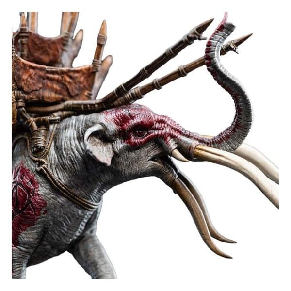 Weta Workshop - Sagan om Ringen - Mumak-statyn i strid 17 cm