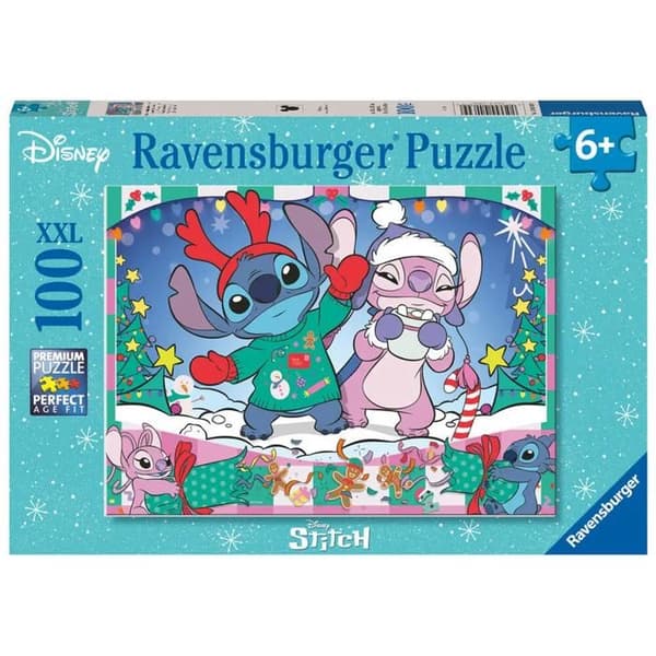 Pussel med 100 bitar Ravensburger Disney Stitch
