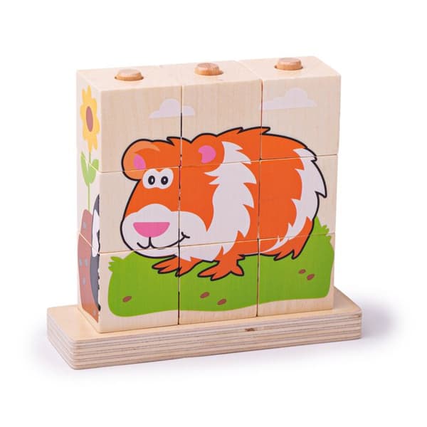 Bigjigs Legetøj Stableterninger (dyr)