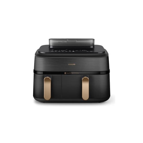 Philips NA552/00 5000 Series luftfriture - dobbelt skål, 9 l, sort