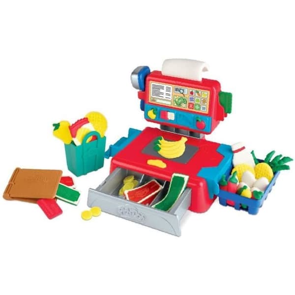PLAY-DOH Kasse - med 4 bøtter af atoksisk modellervoks - De Klassiske