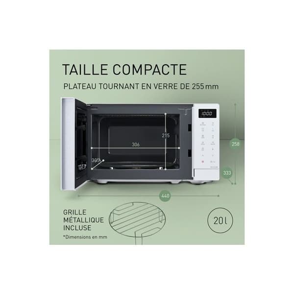 Micro-ondes + Grill Panasonic NN-GT21QWEPG