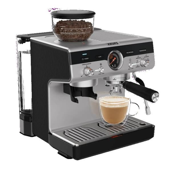 Krups Precision, Espressomaskine med kværn, Perfekt espresso, Interface, XP801T10