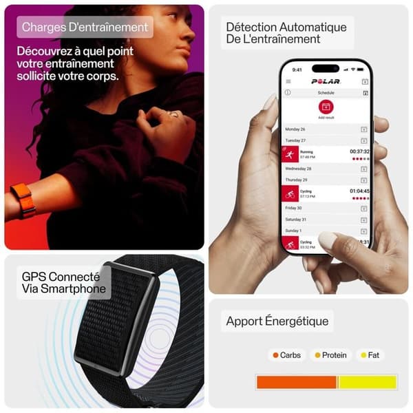 Polar Loop Svart uppkopplade armband