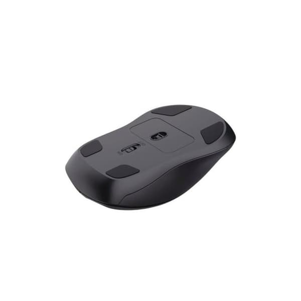 Mus Trust Ferro Bluetooth 3200 DPI Svart Multienhet Hyperscroll Hjul