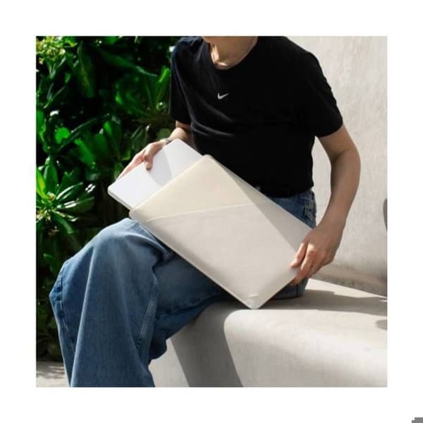 Housse til MacBook 13"/14" - Native Union - Stow Slim Slate - Grå - Coated tekstil - Polstret