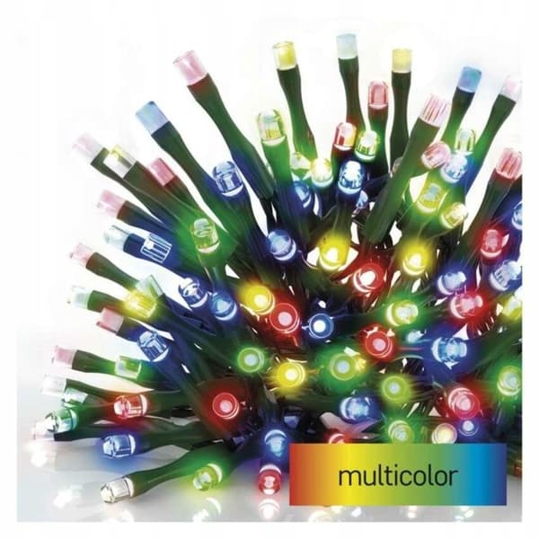 Julelys guirlande, multicolor, 240 LED, 24 m