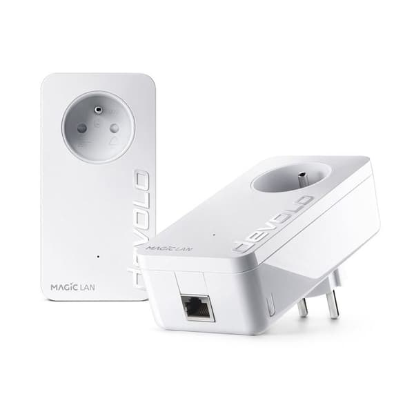 Pont GigE - DEVOLO - Magic 1 LAN - Vägganslutning - 2-pack - 1 Gbits/s
