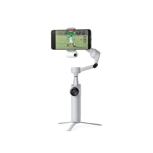 Smartphone stabilisator - INSTA360 - Flow 2 - 360° panoramisk tracking - 3-aksers stabilisering - Grå