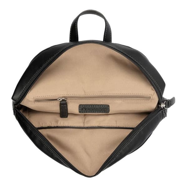 TOM TAILOR Svart fritidsryggsäck för kvinnor - Joel Backpack M 340617