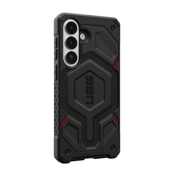 Cover til Galaxy S26 Edge MagSafe Hexagonal Mønster Monarch Pro UAG Sort / Rød